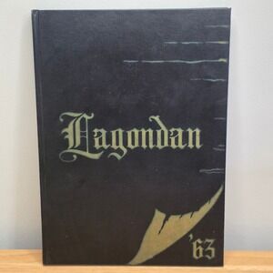 1963 Lagondan Yearbook Winfield High School Kansas Vintage School Memorabilia‎